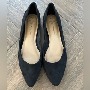 Time And True Memory Foam Women's Black Flats Size 6.5
